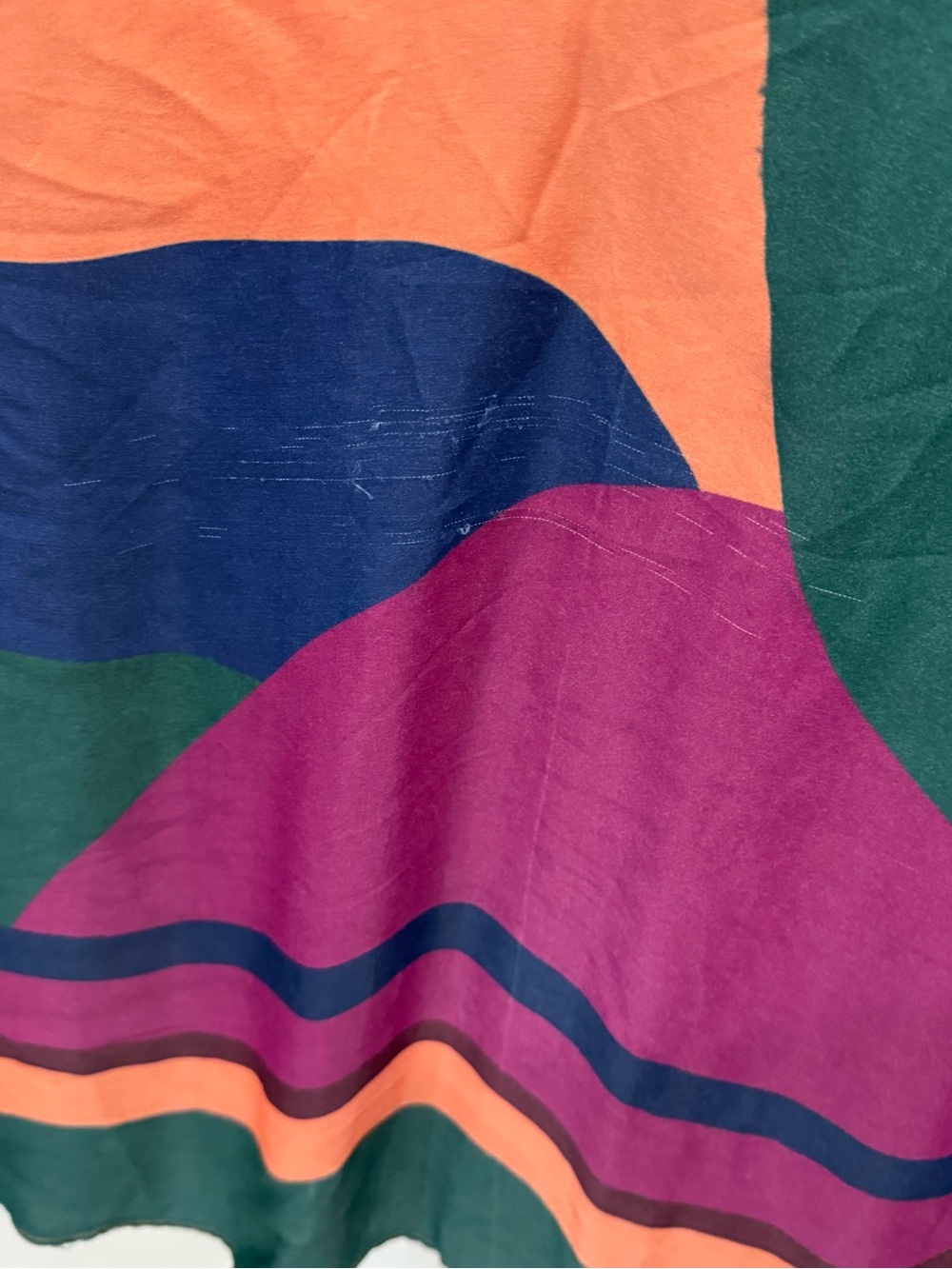 FARM Rio Anthropologie Multicolor Abstract Maxi Dress L - Picture 9 of 11